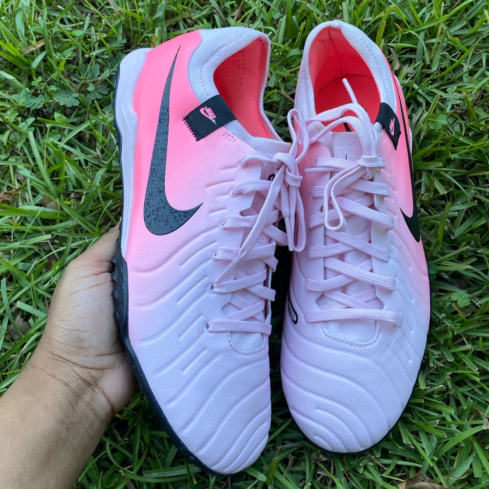 Nike Tiempo Legend 10 Pro Turf "Pink Foam/Black" Men's Soccer Shoe